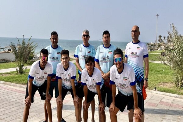 ملی‌پوشان والیبال ساحلی ناشنوایان از قشم به گلستان رفتند