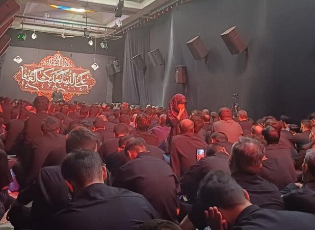 شور عزاداری هیئت محبین عقیله العرب تبریز در تاسوعای حسینی