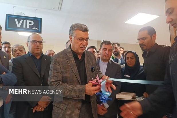 افتتاح بخش ویژه بیمارستان فوق تخصصی فیروزآبادی با حضور وزیر بهداشت