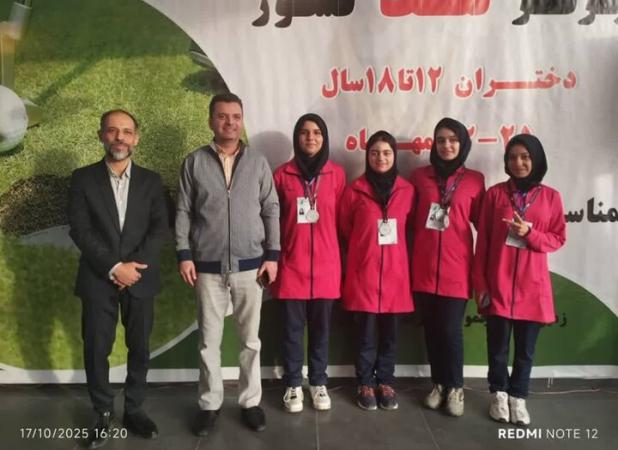 دختران گلف‌باز قمی مدال نقره المپیاد استعدادهای برتر کشور را کسب کردند