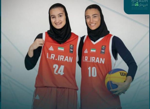 واکنش دختران بسکتبال ایران به برد مقابل مصر 