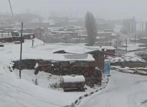 بارش برف در بخش سارال از توابع دیواندره