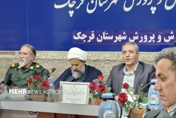 فرماندار قرچک: ۲ مدرسه ۱۵ کلاسه کلنگ زنی می‌شود