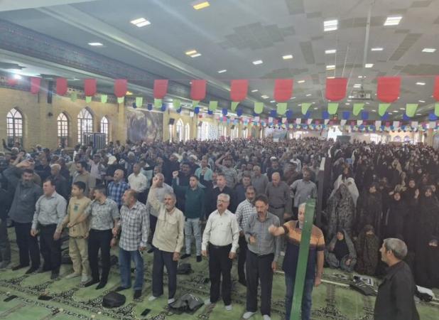 فریاد انتقام خواهی مردم سیرجان برای حمله به اسرائیل