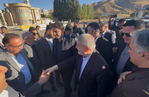 وزیر میراث‌فرهنگی، گردشگری و صنایع‌دستی  وارد سنندج شد