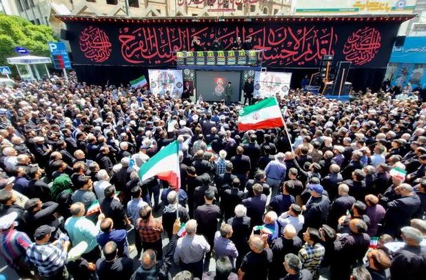 آغاز مراسم تشییع پیکر ۱۵ شهید جنایت رژیم صهیونیستی در مشهد