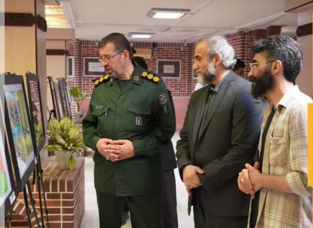 نمایشگاه تجسمی «ایران جان» در ساری برپا شد