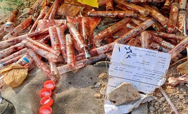 رها شدن زباله‌های خطرناک بیمارستانی  در تبریز