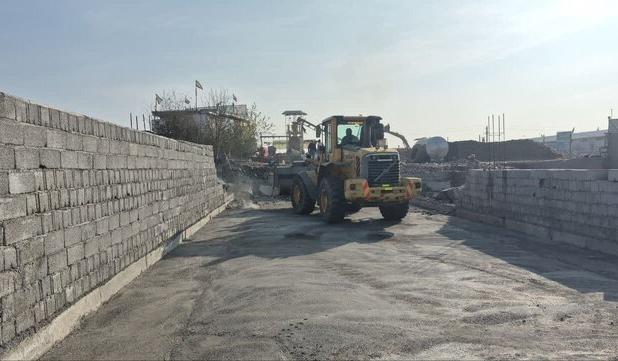 تخریب ساخت و ساز غیرمجاز در حریم قلعه تاریخی اولتان