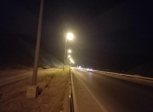 گردنه «دالکی- کنارتخته» روشن شد