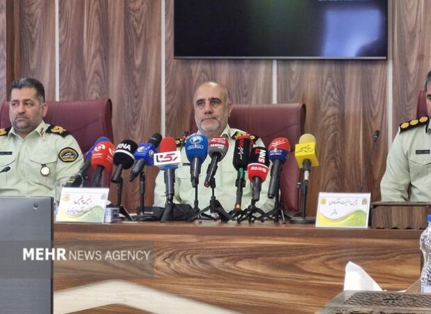 نشست خبری رئیس پلیس امنیت اقتصادی