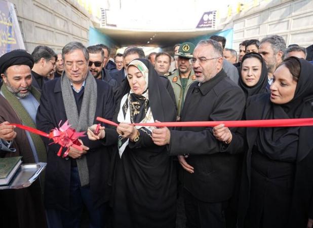 پروژه زیرگذر شیخ صفی‌الدین اورموی در ارومیه افتتاح شد