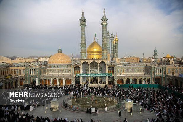 قم در سوگ بانوی کرامت؛ برپایی ۲۰۰ موکب برای خدمت به زائران