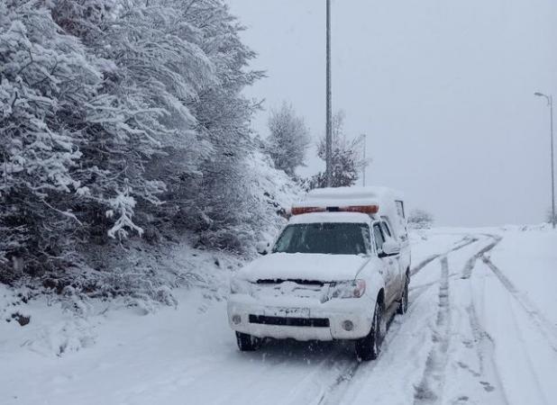 انسداد ۴۳ راه روستایی مازندران به دلیل بارش برف