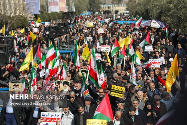 راهپیمایی جمعه نصر در گرگان برگزار شد