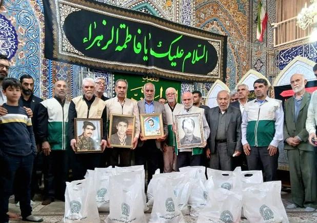 ۷۲ بسته معیشتی توسط خادمیاران رضوی شیراز در ایام فاطمیه توزیع شد