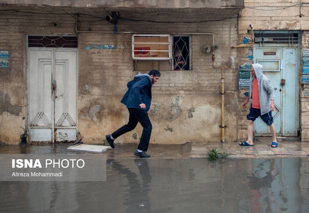 بوشهر بارانی می‌شود