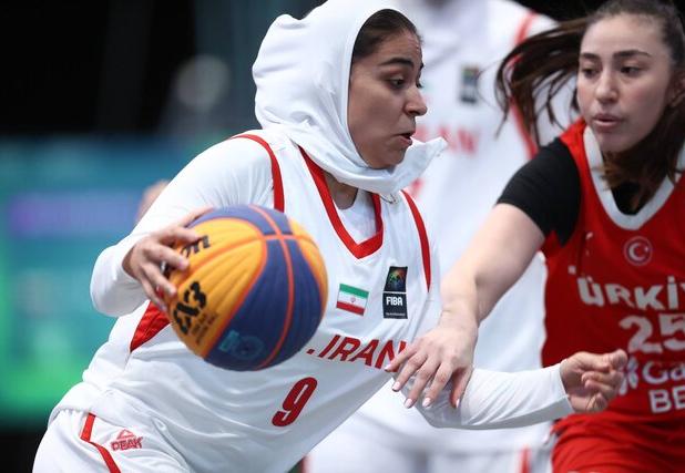 شکست دختران بسکتبال ایران از ترکیه در نیمه‌نهایی بازی‌های اسلامی