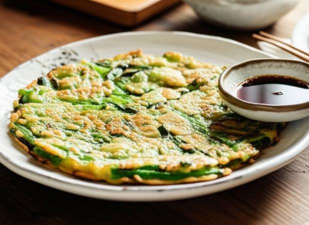 با پاجئون آشنا شوید، پنکیک سبزی محبوب کره‌ای‌ها