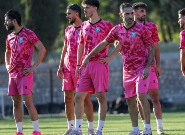 تمرین تیم خیبر پیش از دیدار با پرسپولیس