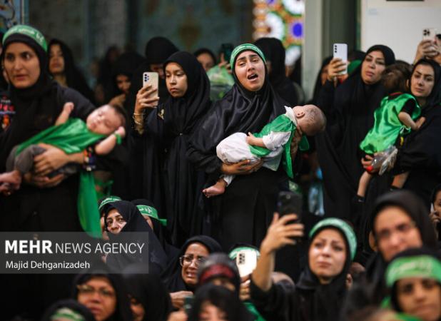 آئین شیرخوارگان حسینی روایت مادرانه از مظلومیت تاریخ