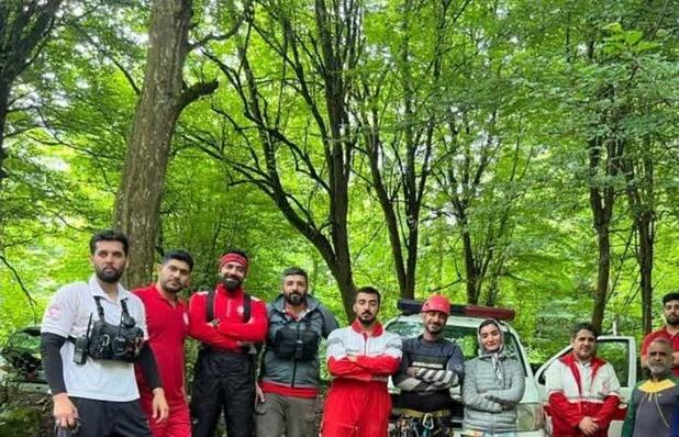نجات دو مفقودی در ارتفاعات شصت‌کلا گرگان
