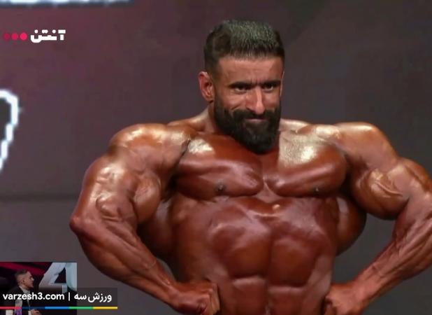 فیگورگیری هادی چوپان در فینال مسترالمپیا