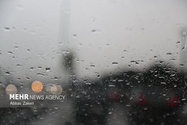 شروع بارش باران در هشت‌بندی