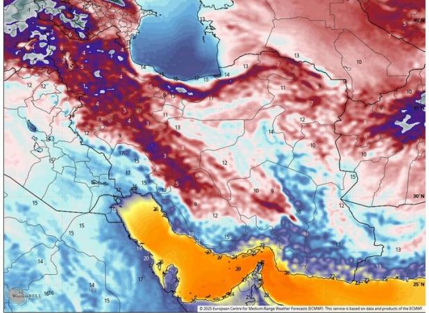 تداوم سرمای شبانه در ۵ مرکز استان