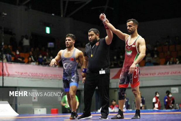 کیوان رستم آبادی در کشتی آزاد فینالیست شد 