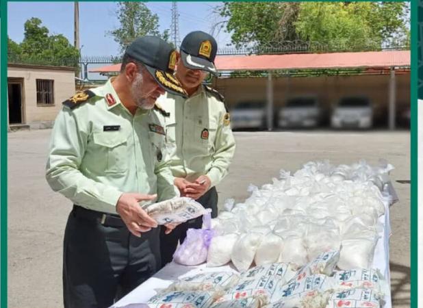 کشف ۱۰۸ کیلوگرم محموله سنگین شیشه و هروئین در همدان