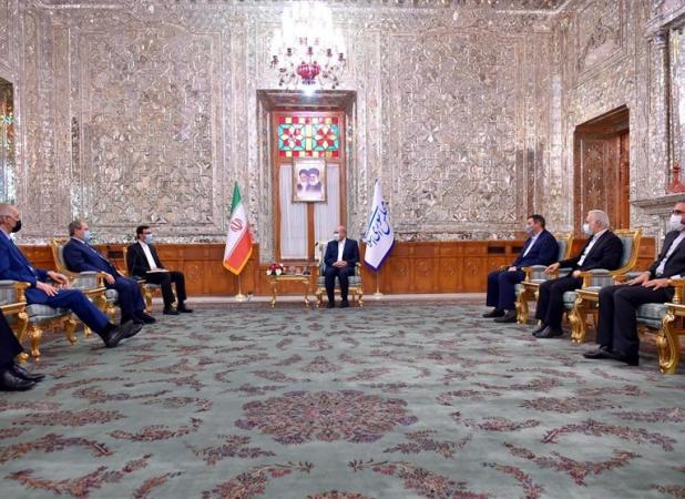 تاکید قالیباف بر توسعه روابط اقتصادی ایران و سوریه 