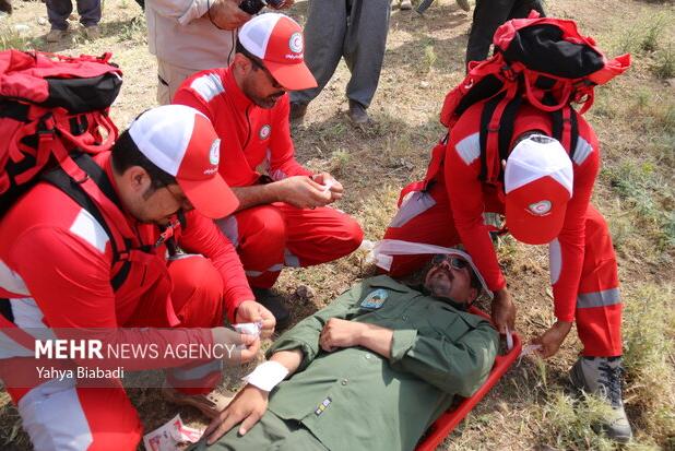 مانور مدیریت مقابله با بحران در مینودشت برگزار شد