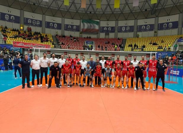 پیروزی قاطع والیبال شهرداری ارومیه مقابل میهمان خود