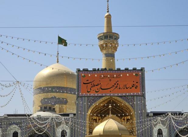 حال و هوای حرم امام رضا(ع) در روز میلاد نبی مکرم اسلام