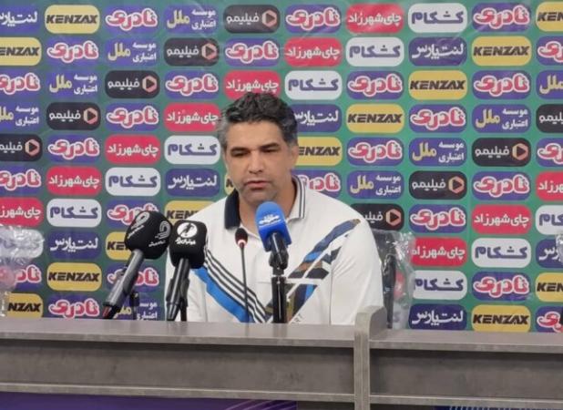 پیروز قربانی: از عدم کسب سه امتیاز مقابل آلومینیوم متاسفم