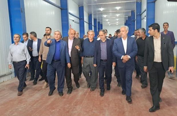 سردخانه ۶ هزار تنی قروه افتتاح شد