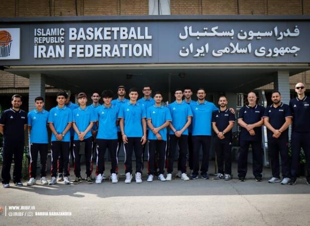اعزام پسران زیر ١٦ سال بسکتبال به اردن