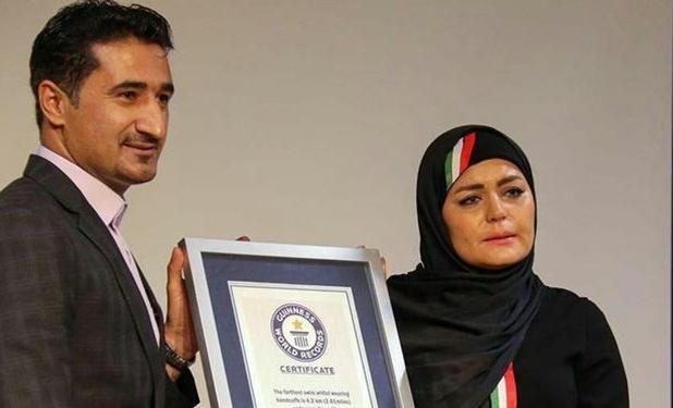 ثبت چهارمین رکورد شناگر زن ایرانی در گینس