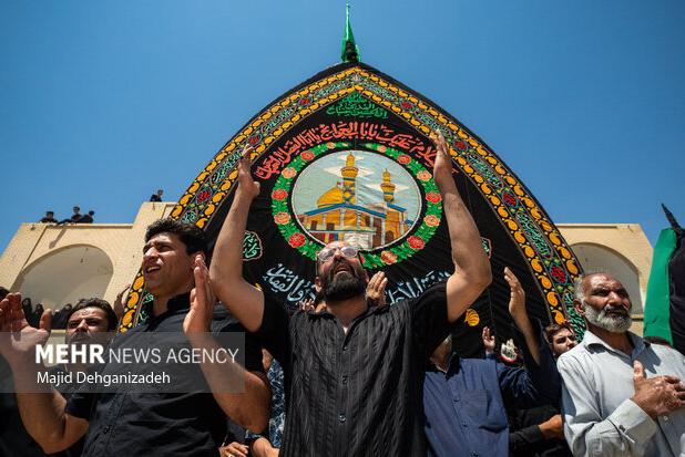 عزاداری شهادت حضرت فاطمه زهرا(س) در روستای رحق کاشان