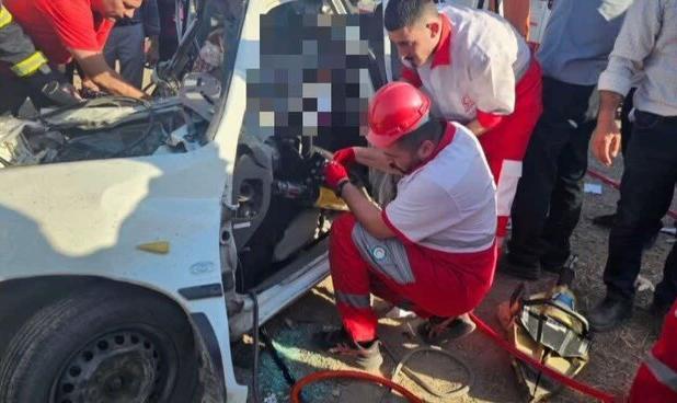 تصادف زنجیره‌ای در گالیکش با ۲۱ مصدوم