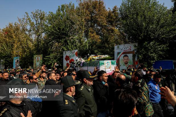 تشییع پیکر مطهر سردار شهید مازندرانی در گرگان