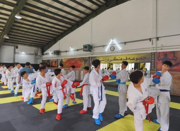 تمرینات تیم ملی کاراته نوجوانان کشور درتبریز