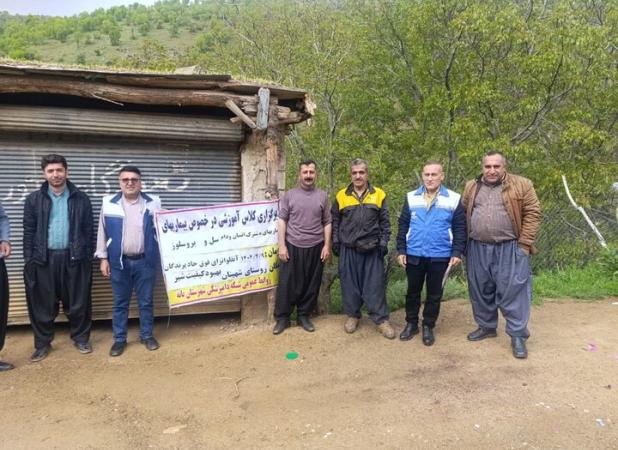 جهادگران دامپزشکی به یاری روستای شهینان شتافتند