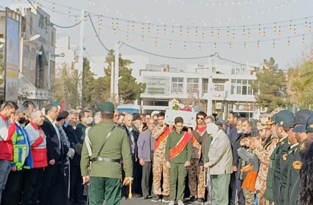 تشییع شهید والامقام گمنام در گرمسار