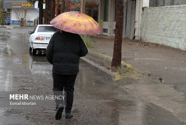 ورود سامانه بارشی از غرب به کشور و آغاز بارندگی
