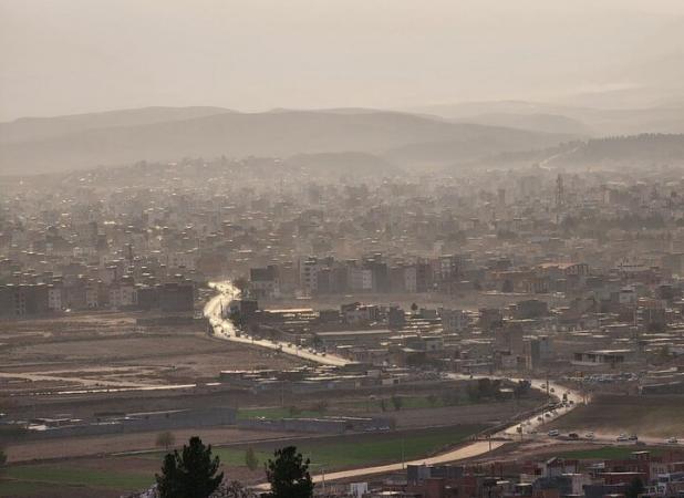 نفوذ گرد و خاک و کاهش کیفیت هوا در خراسان شمالی