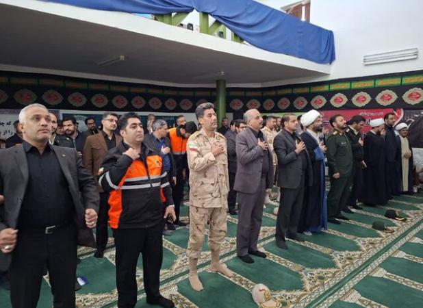 برای نخستین‌بار در نقطه صفر مرزی، آیین باشکوه عزاداری شهادت حضرت زهرا(س) برگزار شد