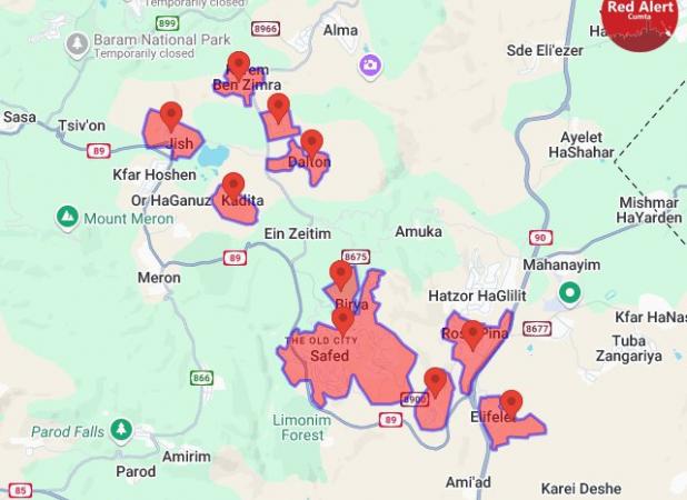 حمله موشکی از خاک لبنان به مناطقی در اسرائیل