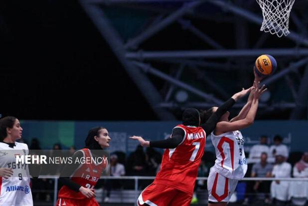 تیم بسکتبال بانوان ایران برابر مصر پیروز شد